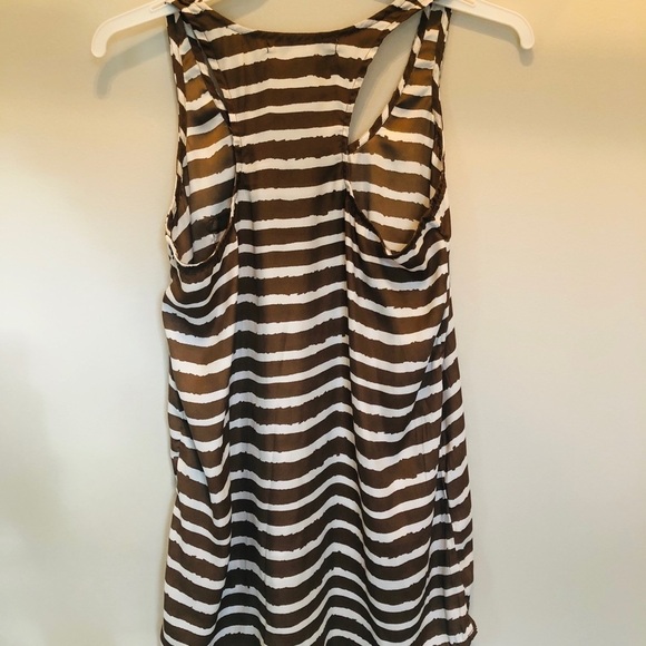 2/$15 Forever 21 - Gray & White Striped Sleeveless Tank Top Casual | Size S - Picture 5 of 6